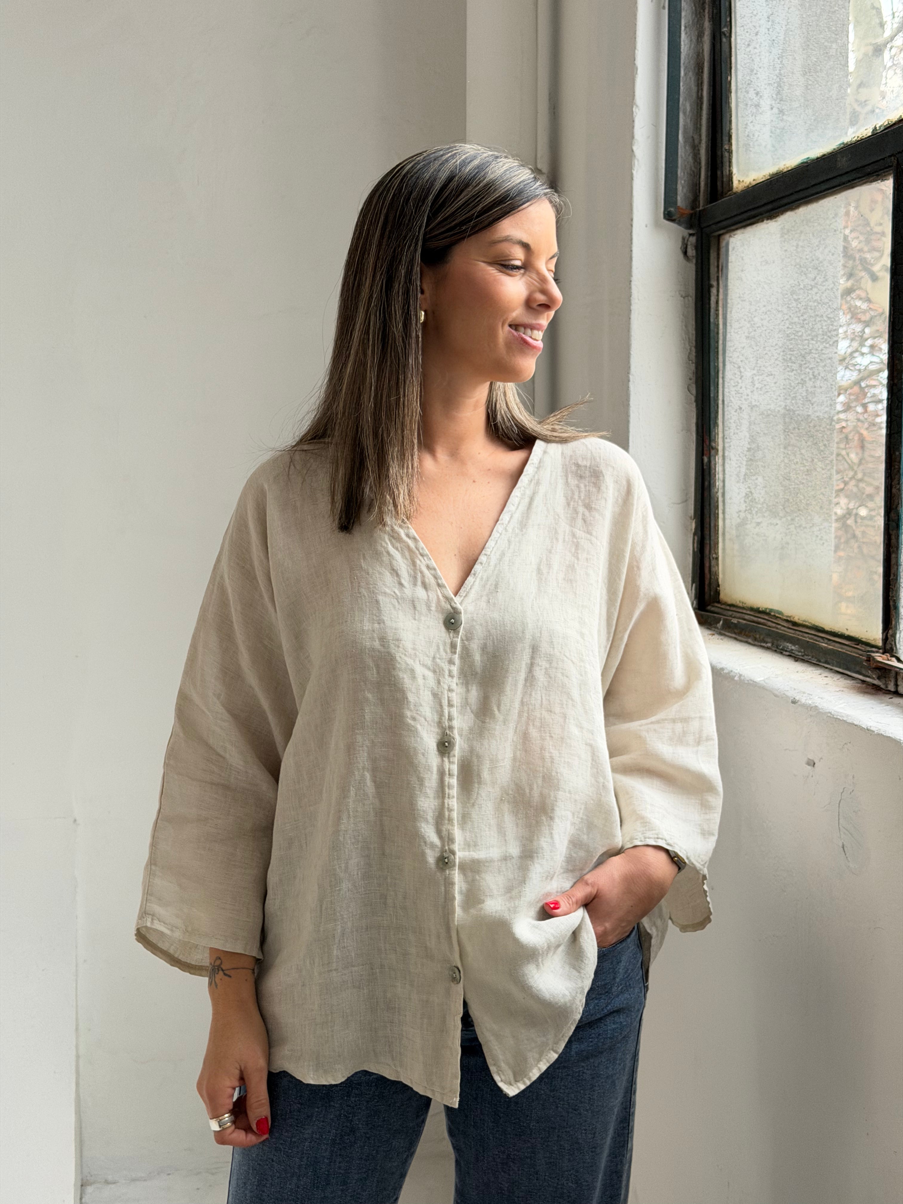 Camisa Rubi Beige
