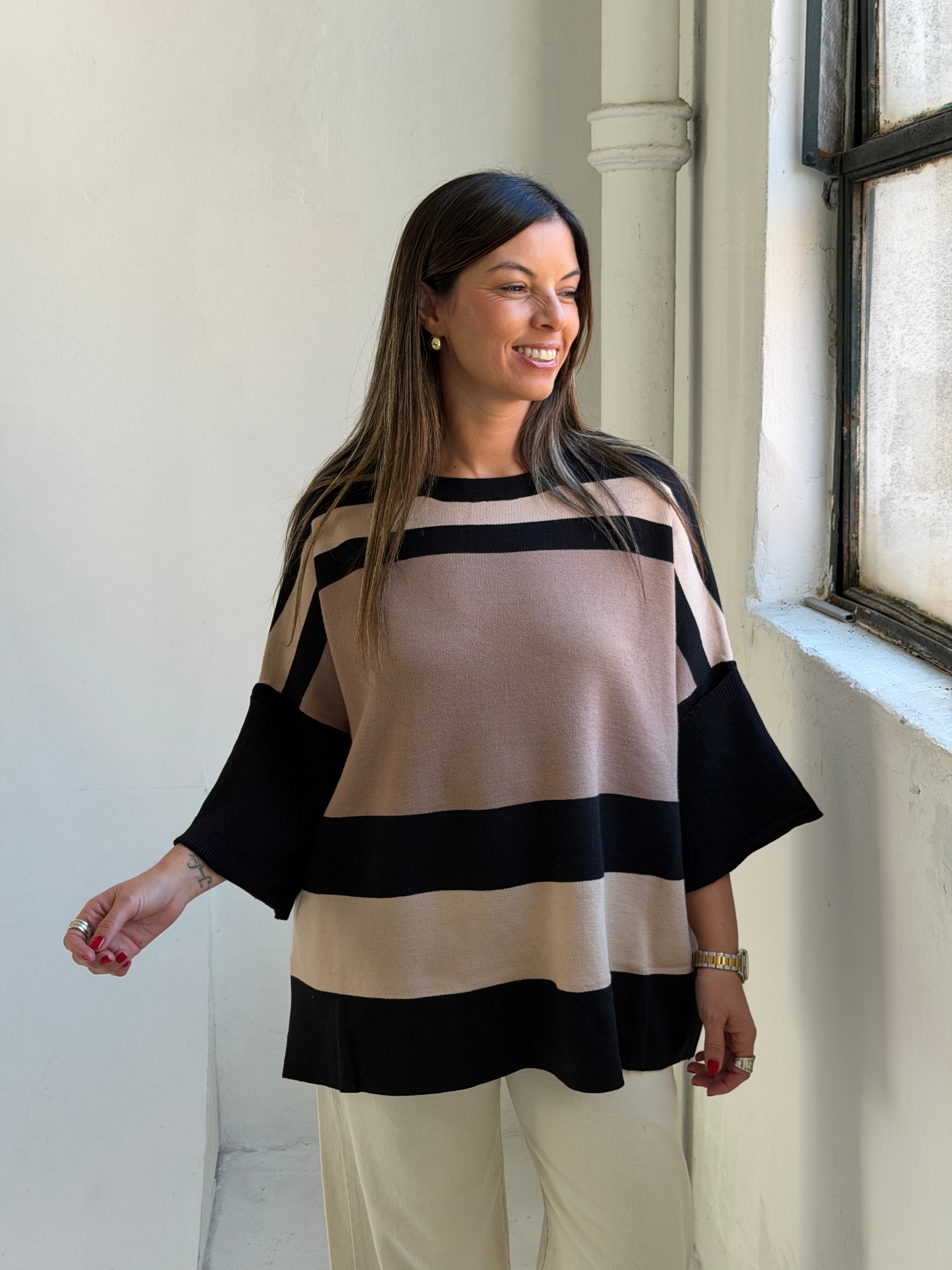Poncho con Visón