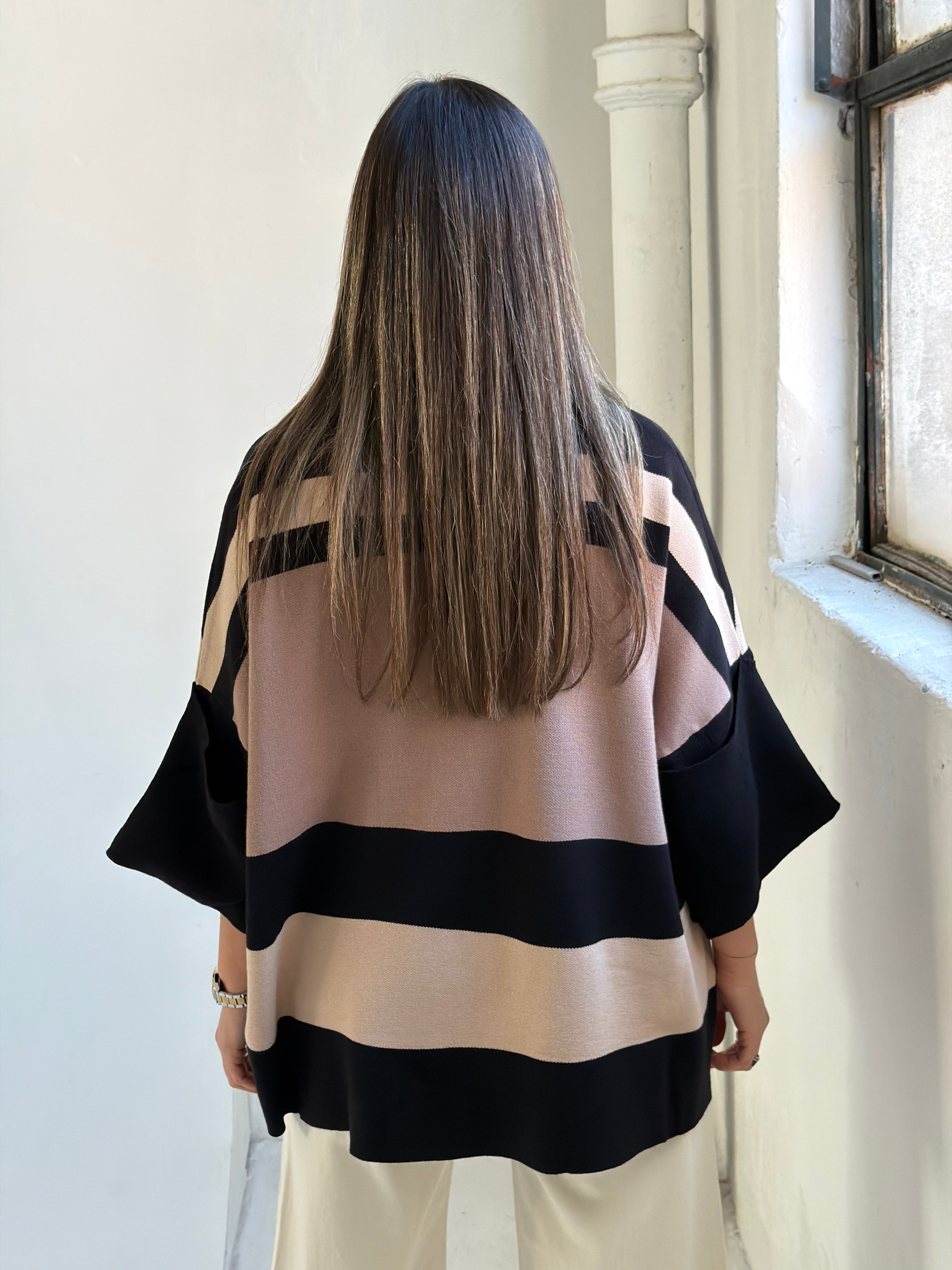 Poncho con Visón