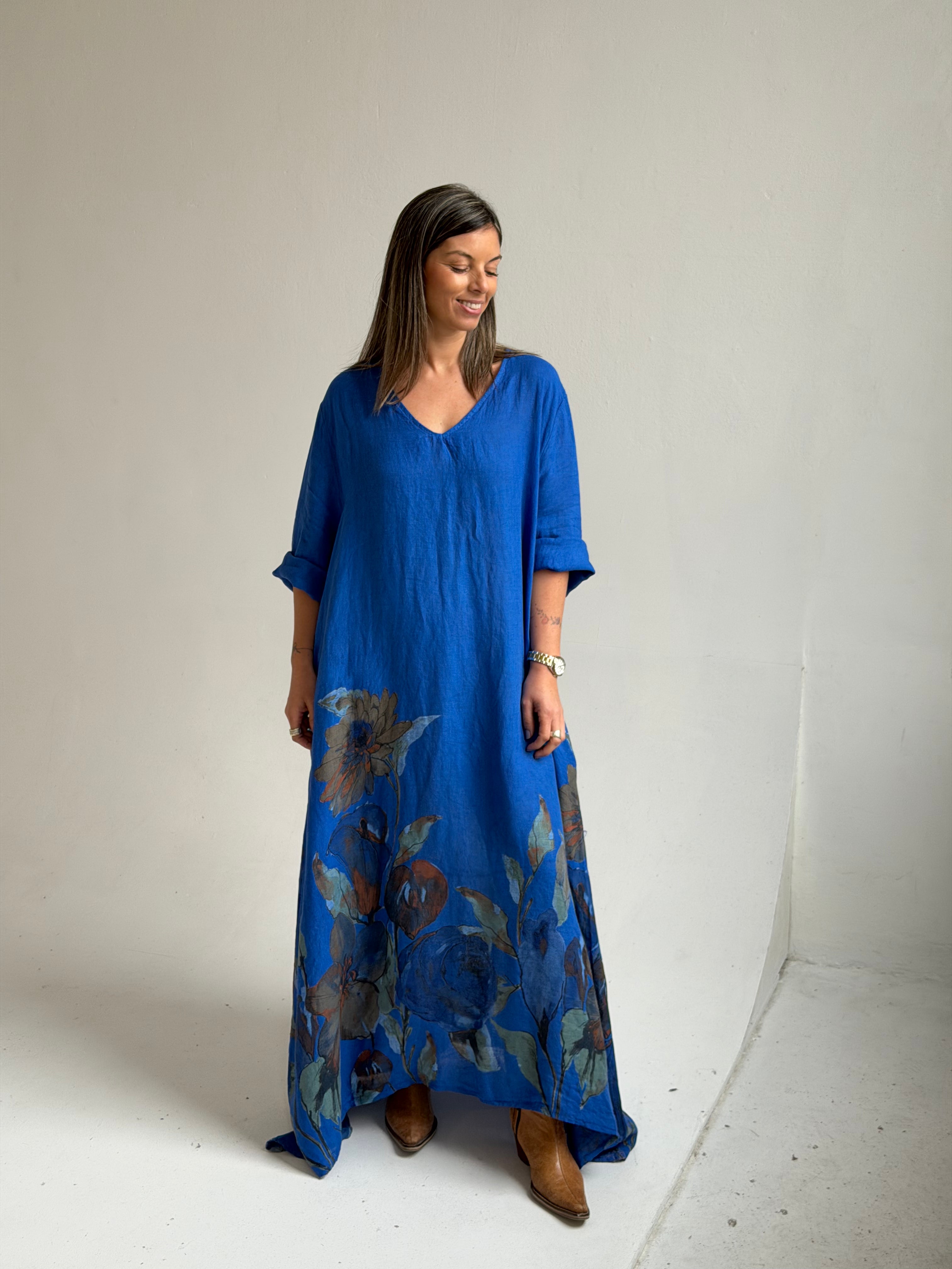 Vestido Grecia Azul