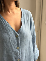 Camisa Rubi Azul Jean