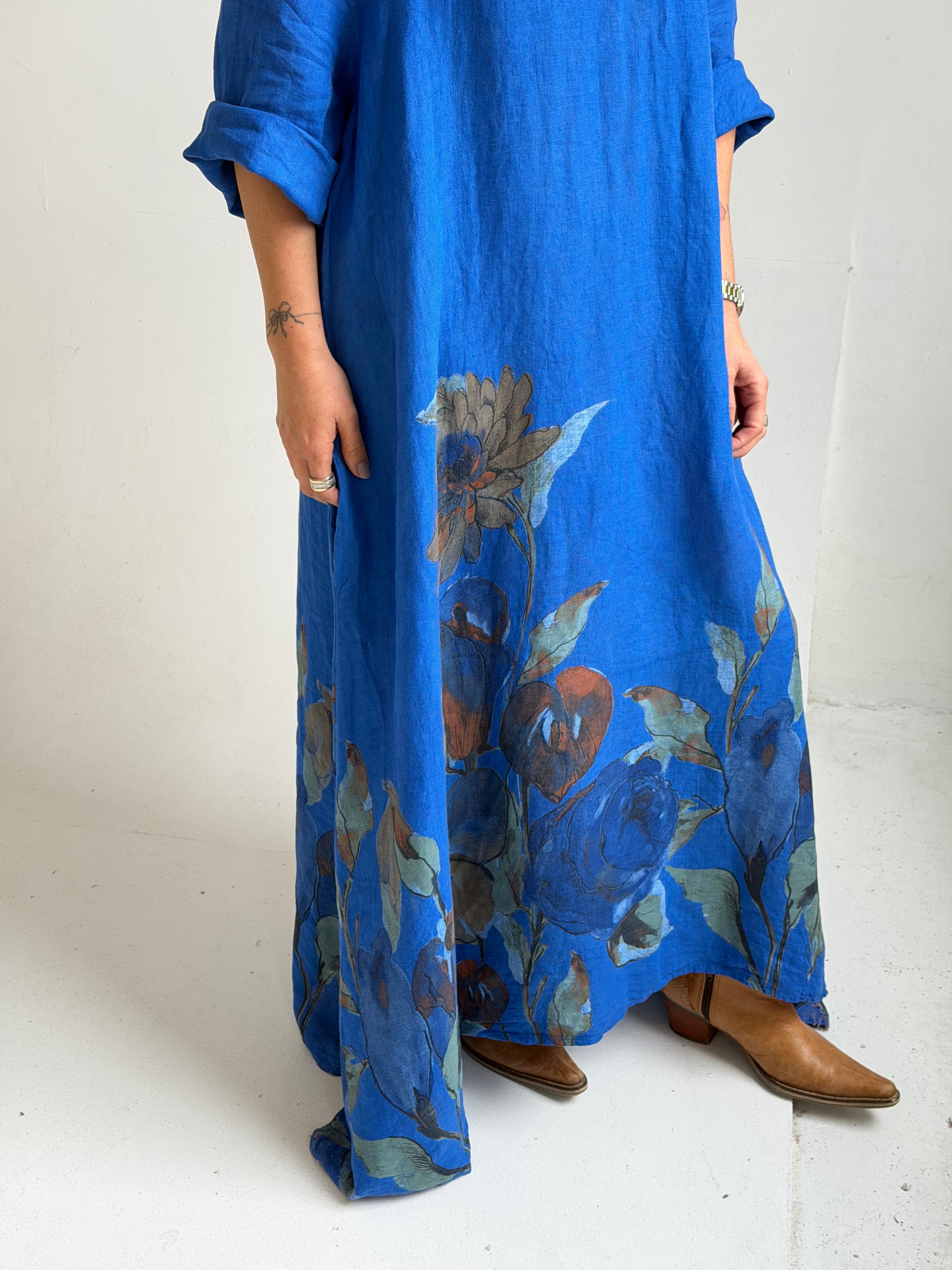 Vestido Grecia Azul