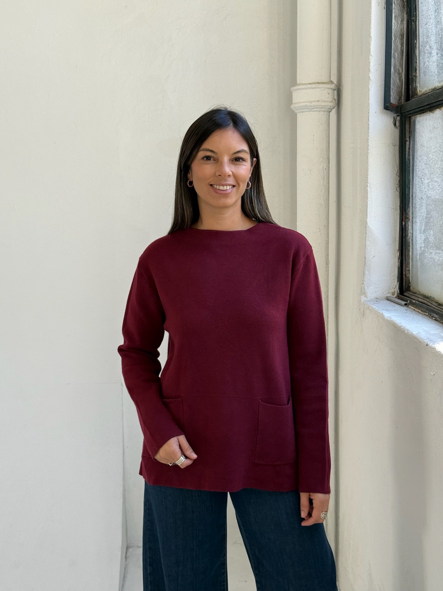 Sweater Ro Bordó