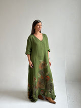 Vestido Grecia Verde Pistacho