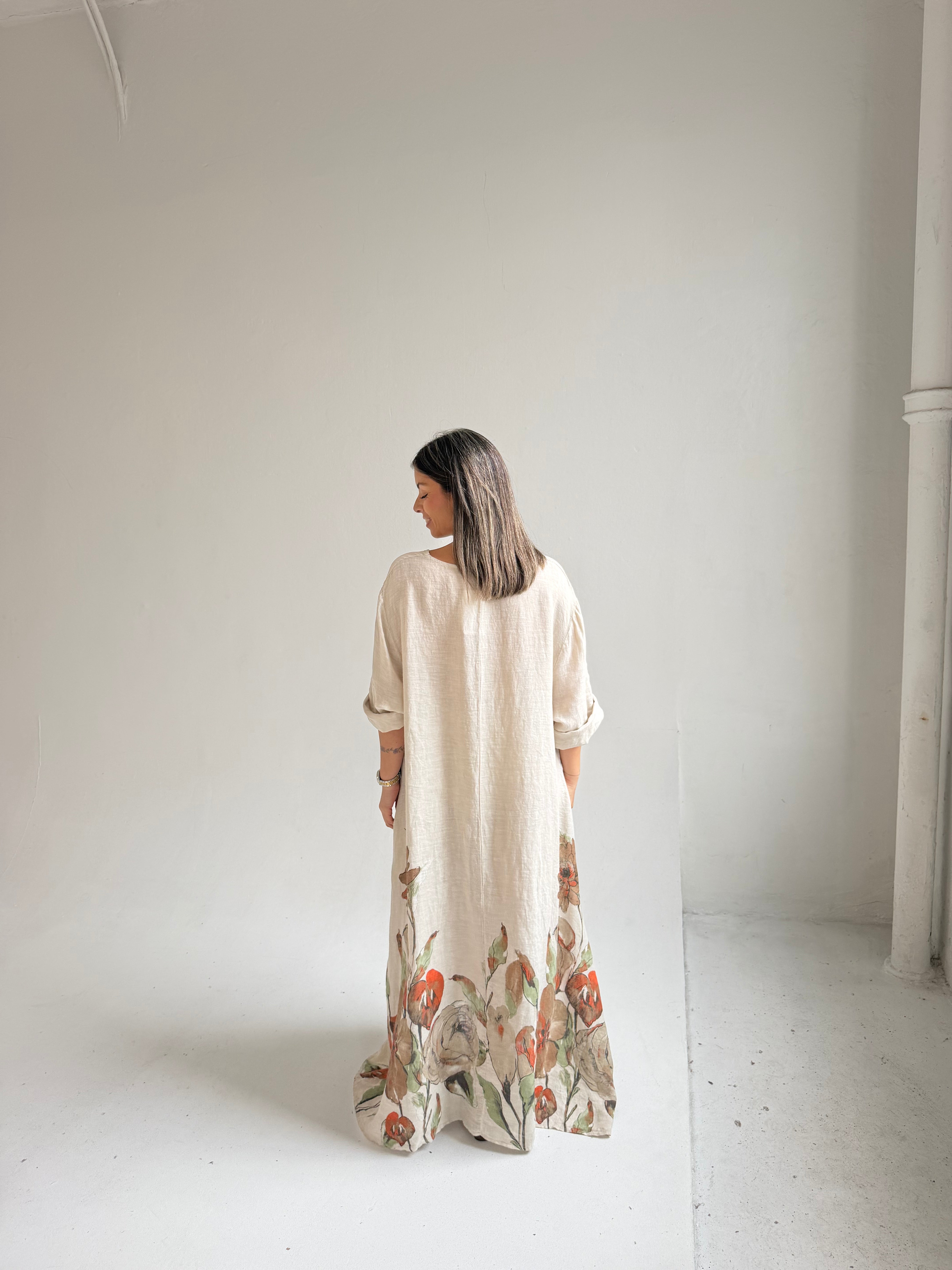 Vestido Grecia Beige