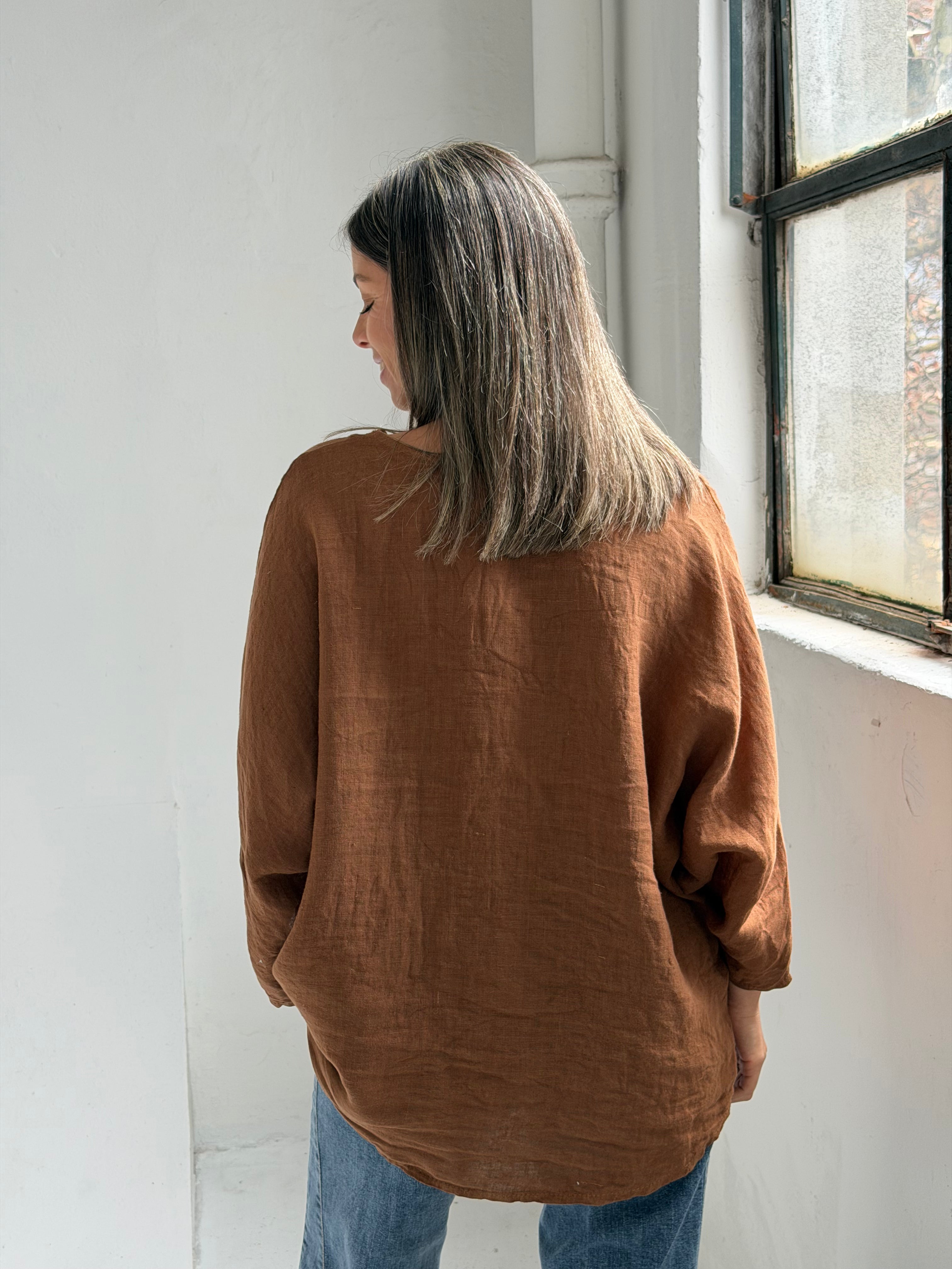 Camisa Rubi Tabaco