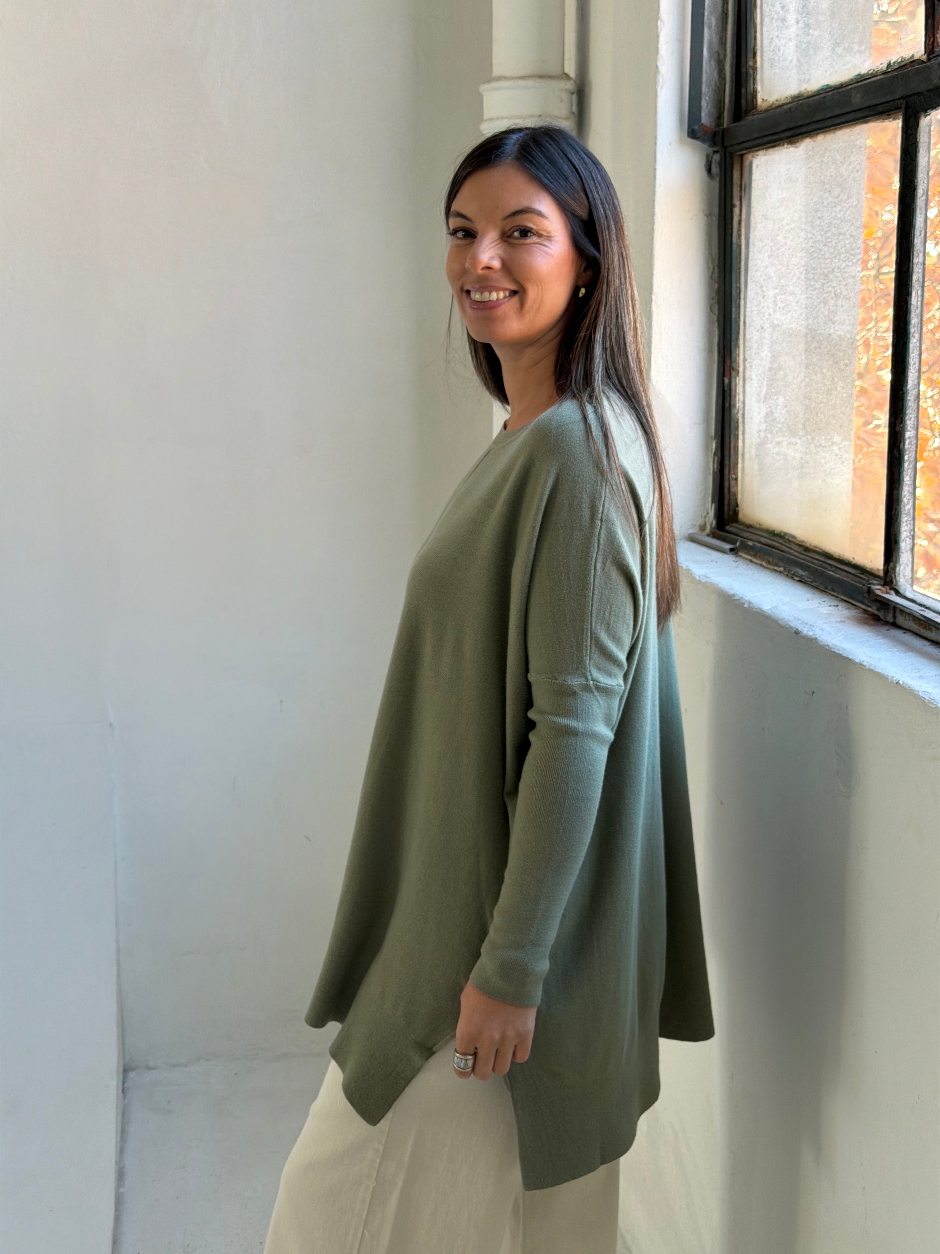 Sweater Fiore Verde
