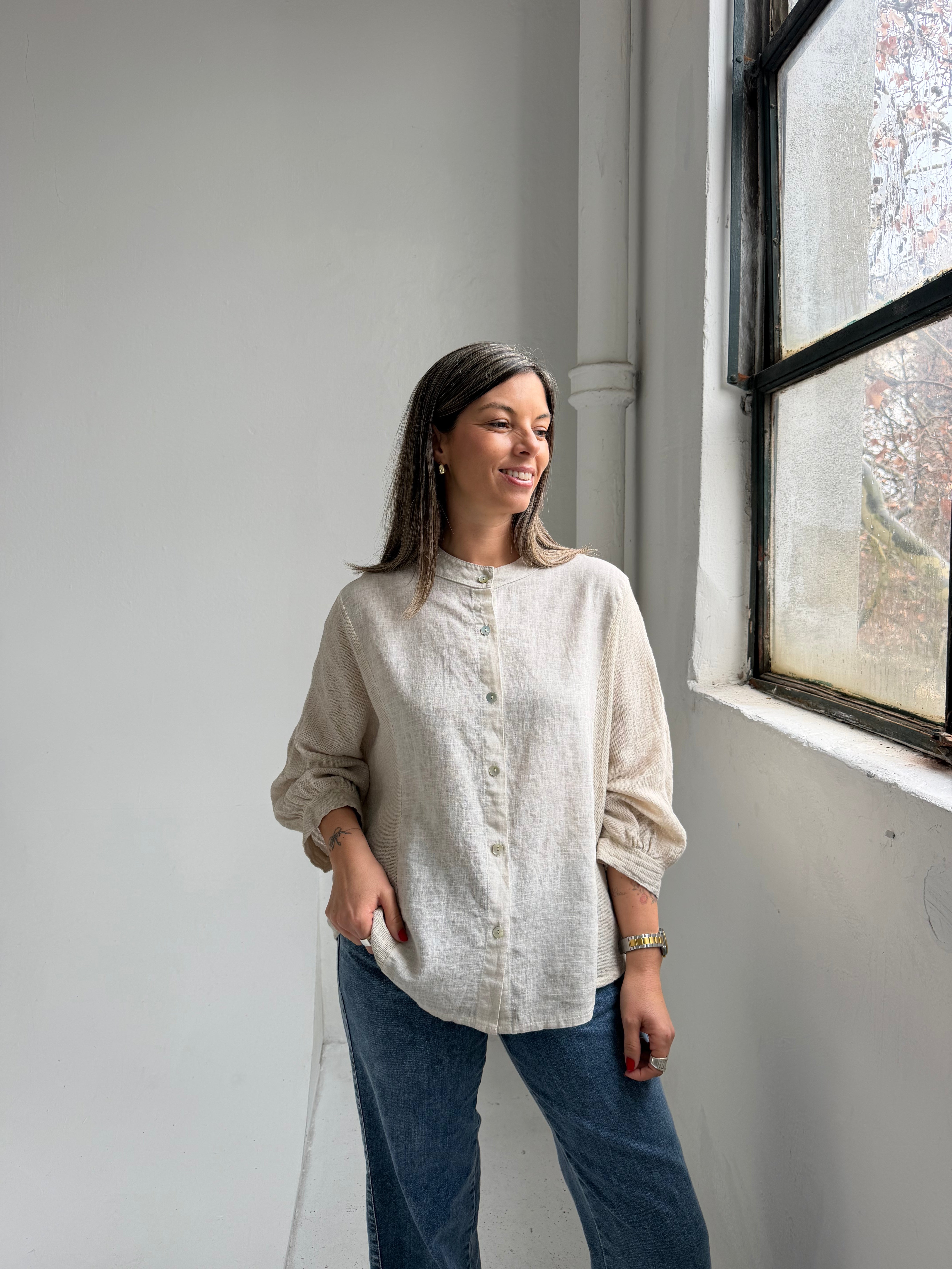 Camisa Olivia Beige