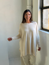 Sweater Fiore Crudo