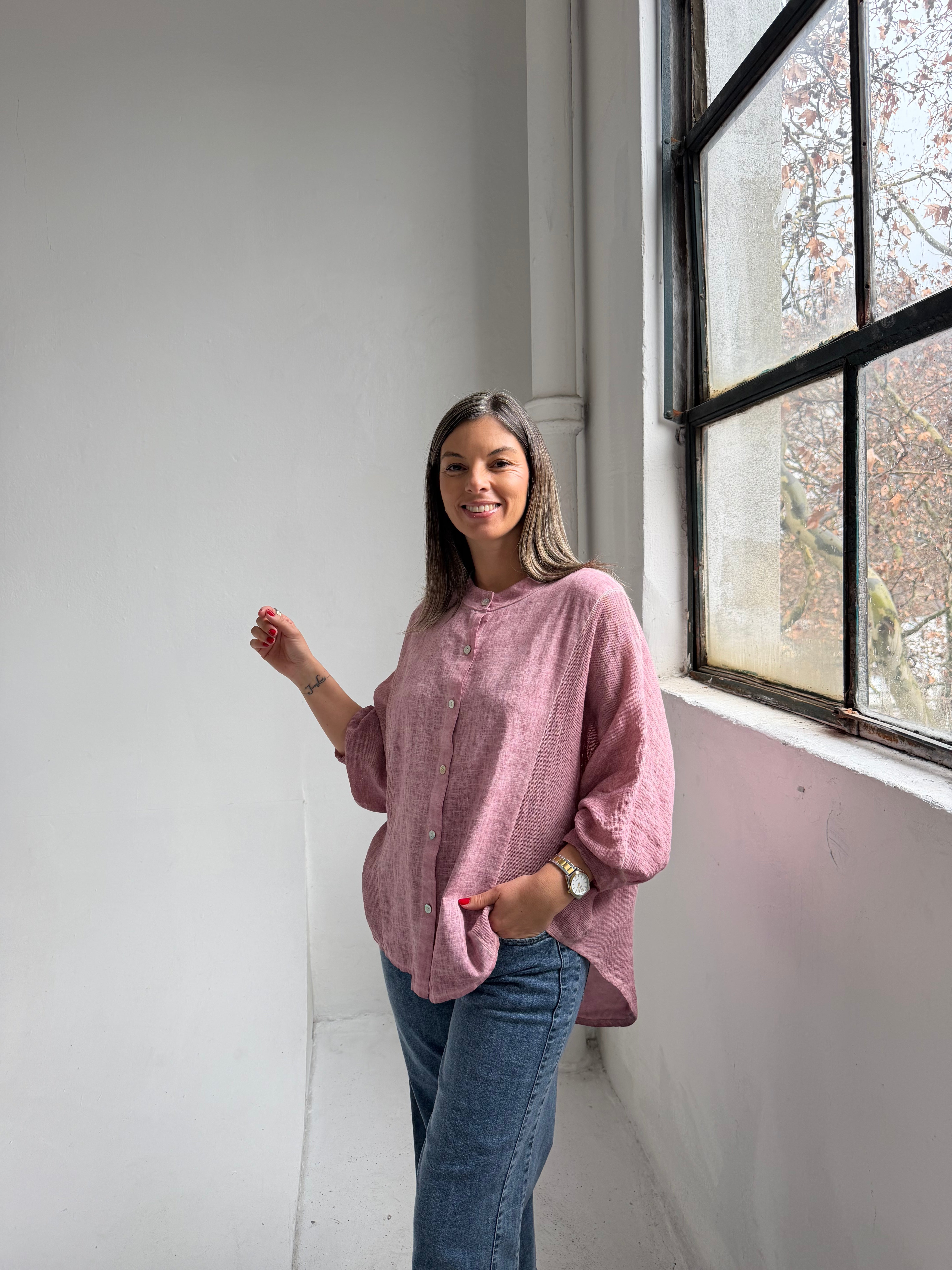 Camisa Olivia Rosa