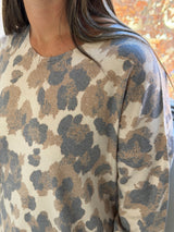 Sweater Print original camel
