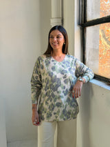 Sweater Print original verde claro