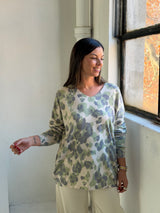 Sweater Print original verde claro