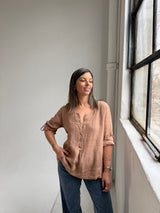 Blusa Roma Camel
