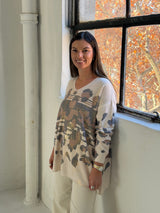 Sweater Print Oro Choco