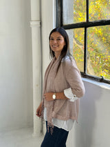 Sweater 3 en 1 rosa claro