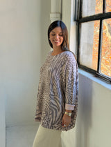 Sweater Print 2.0 Estampa Cebra