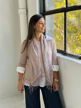 Sweater 3 en 1 rosa claro