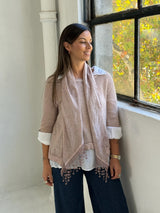 Sweater 3 en 1 rosa claro