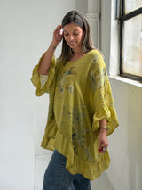 Blusa Volado Pistacho