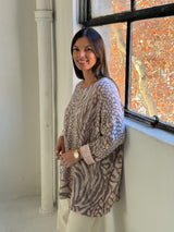 Sweater Print 2.0 Estampa Cebra