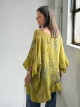 Blusa Volado Pistacho