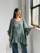 Blusa Volado Verde