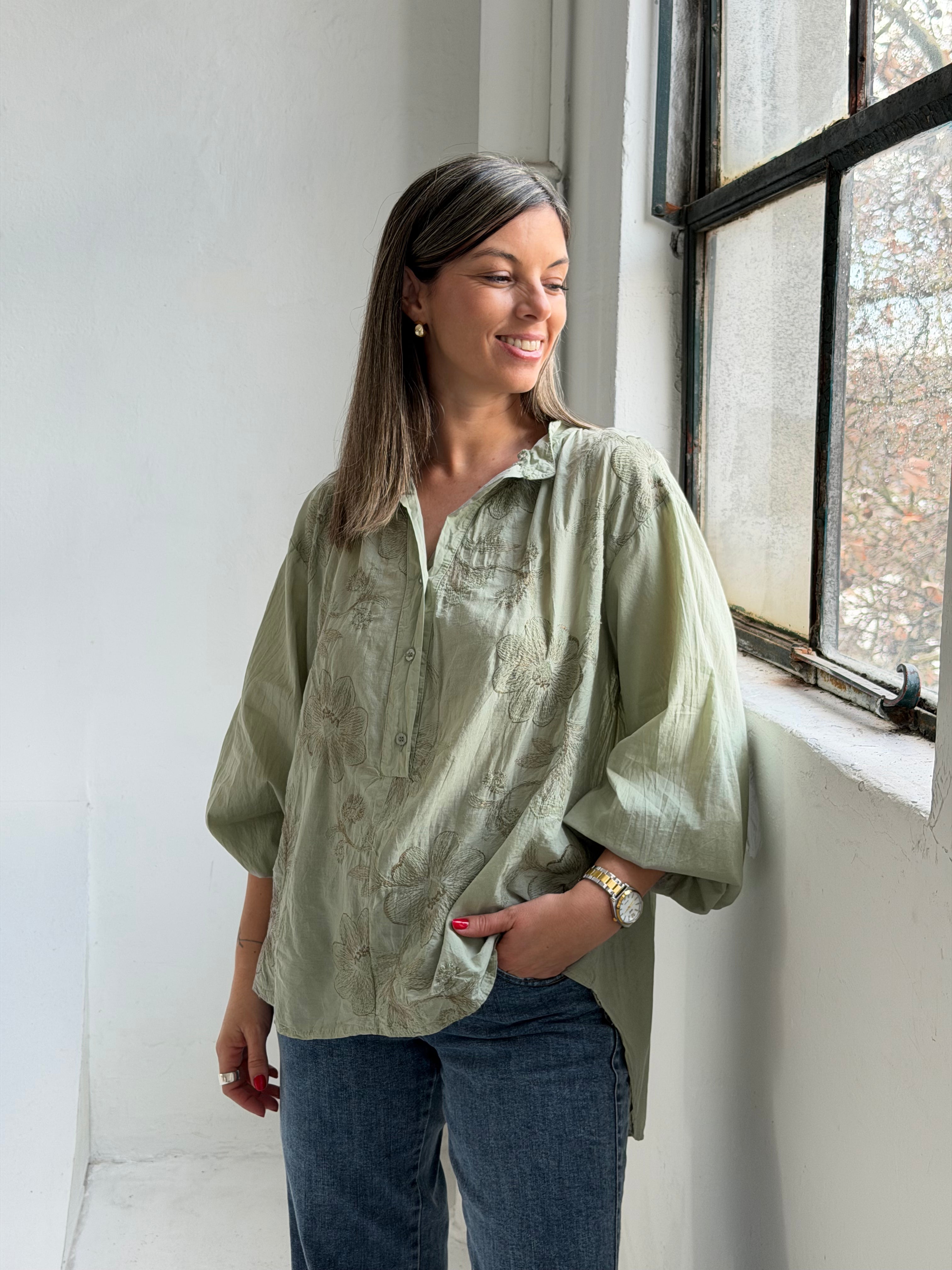 Camisa Venecia Verde