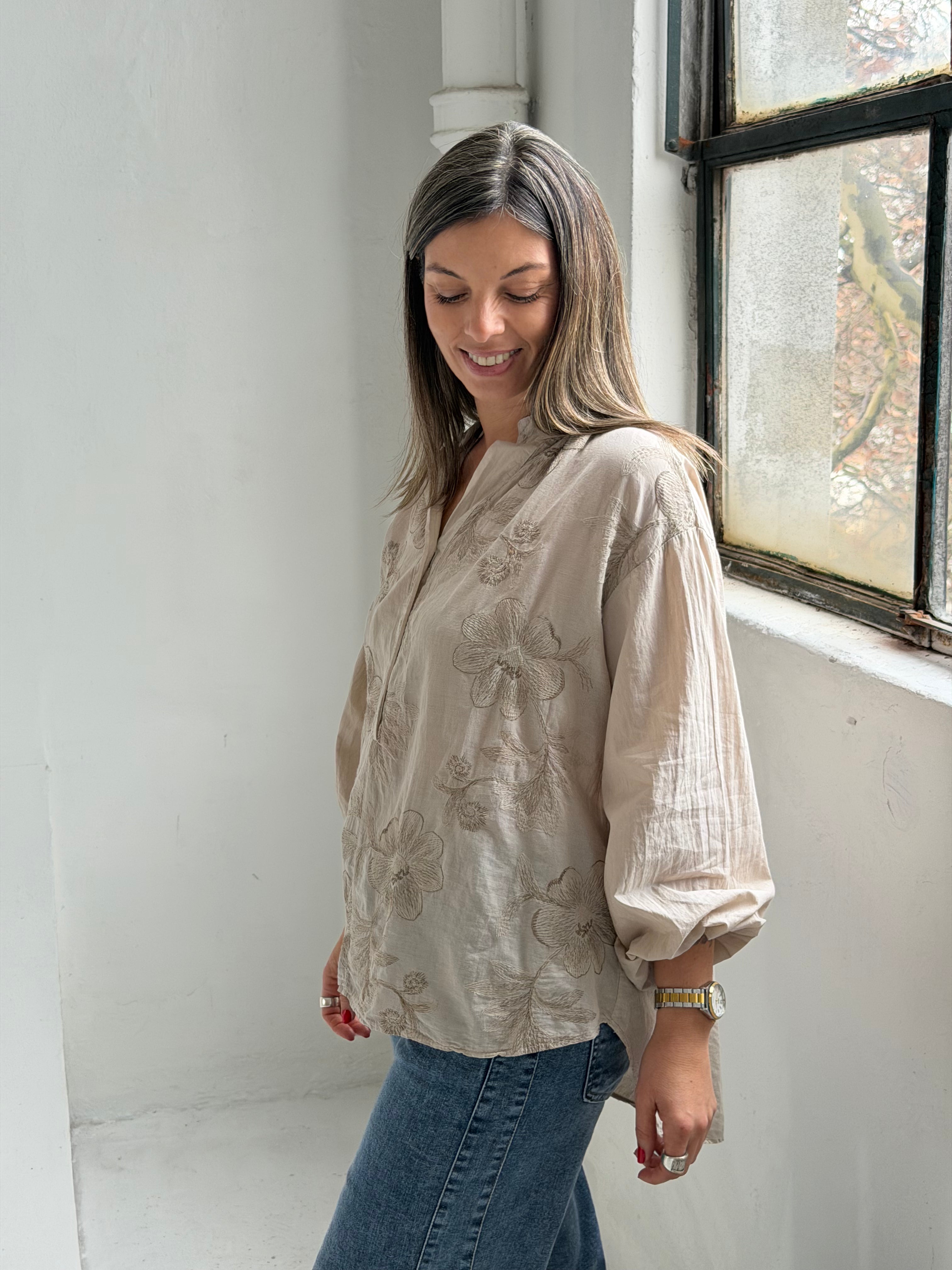 Camisa Venecia Beige
