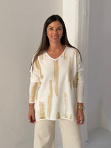 Sweater Nexo Blanco