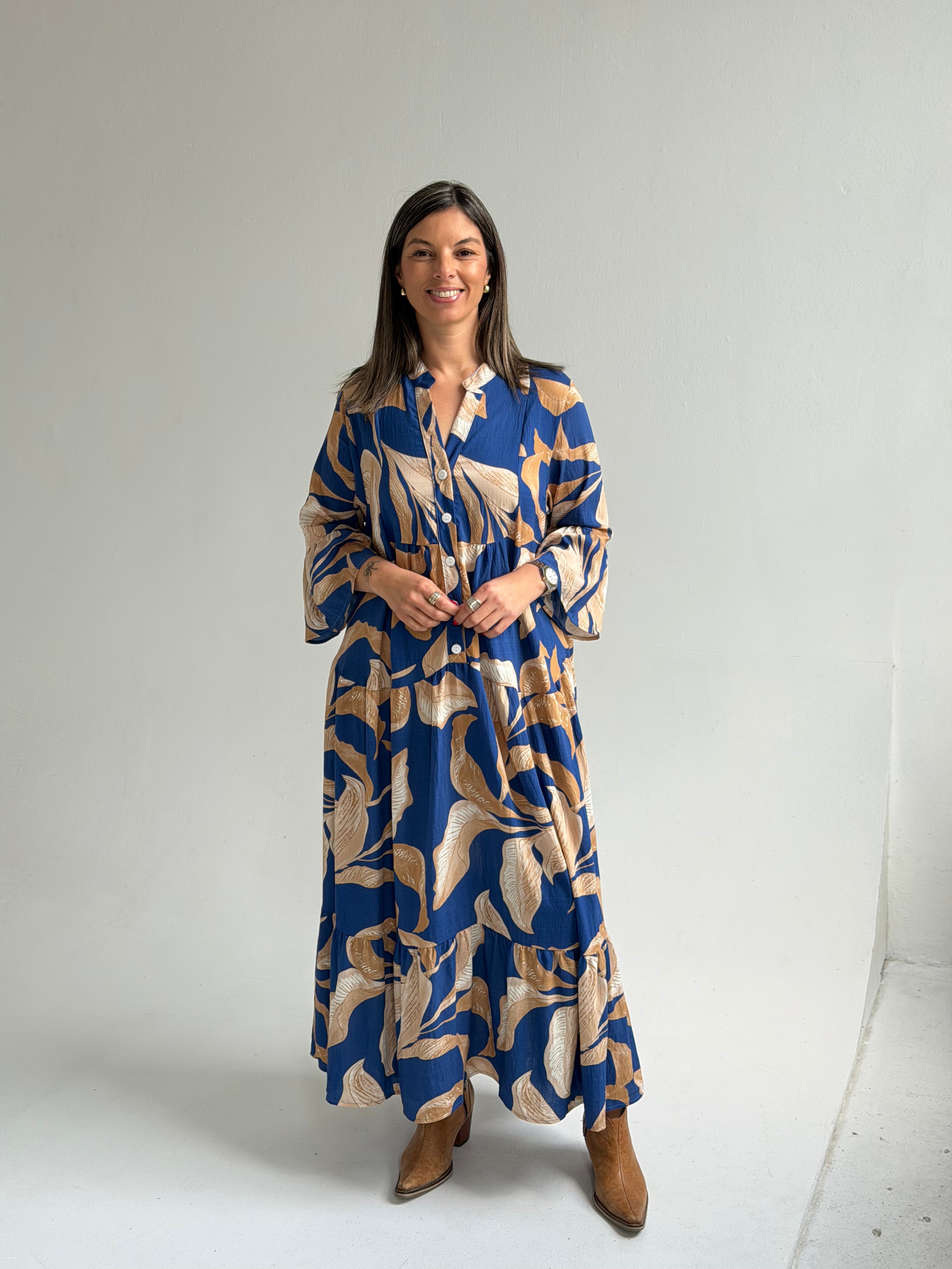 Vestido Rena Azul