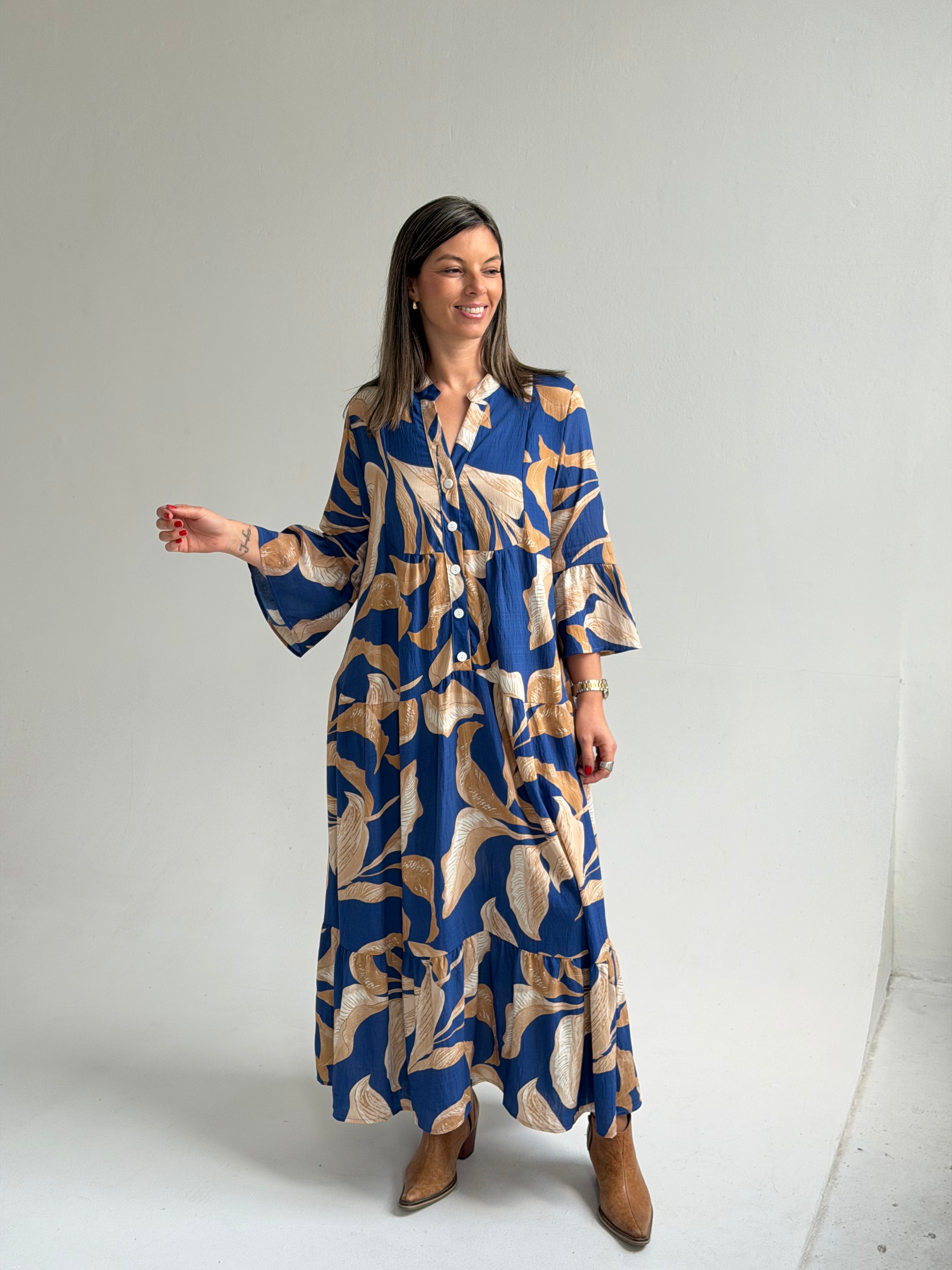 Vestido Rena Azul