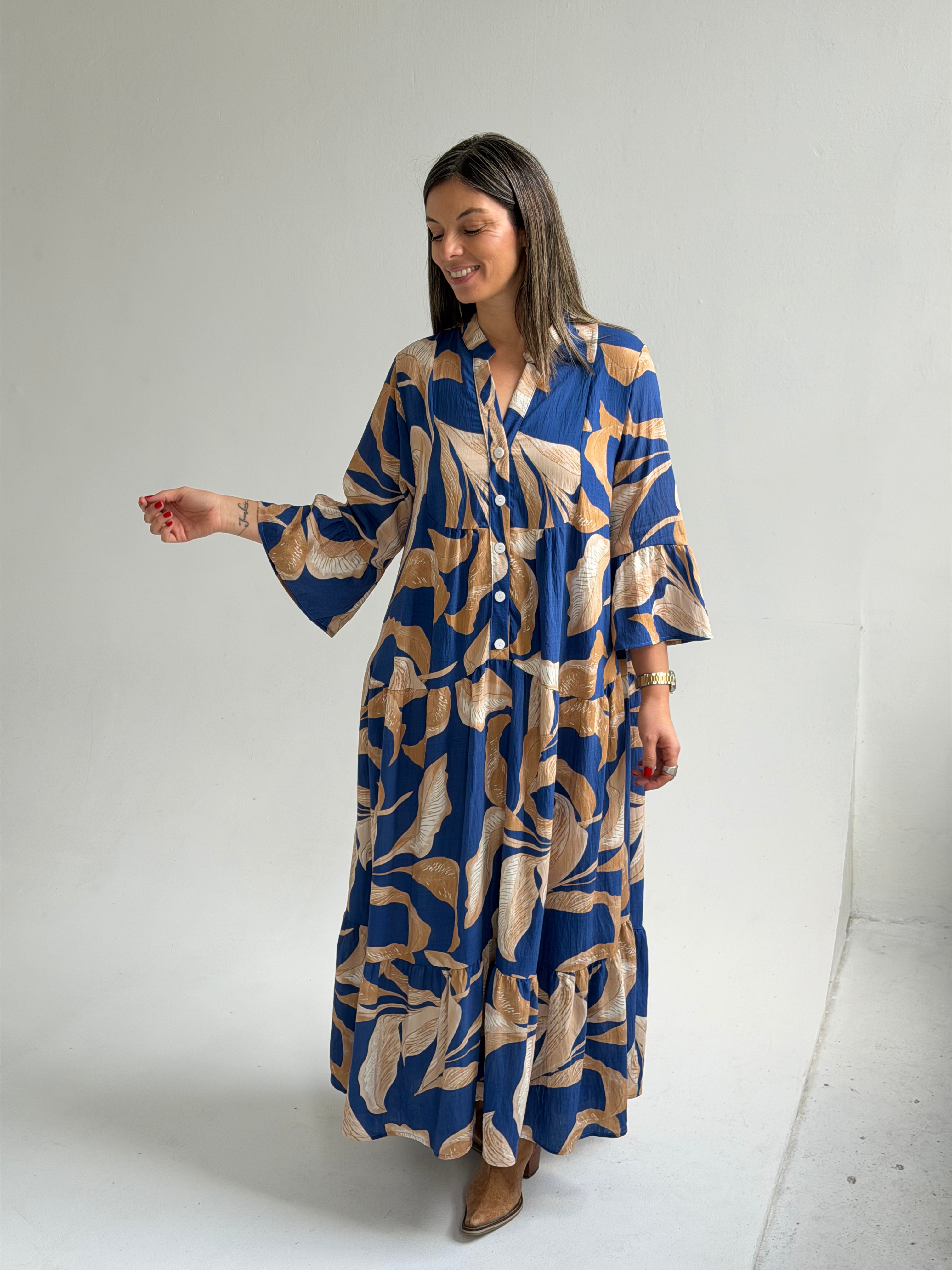 Vestido Rena Azul