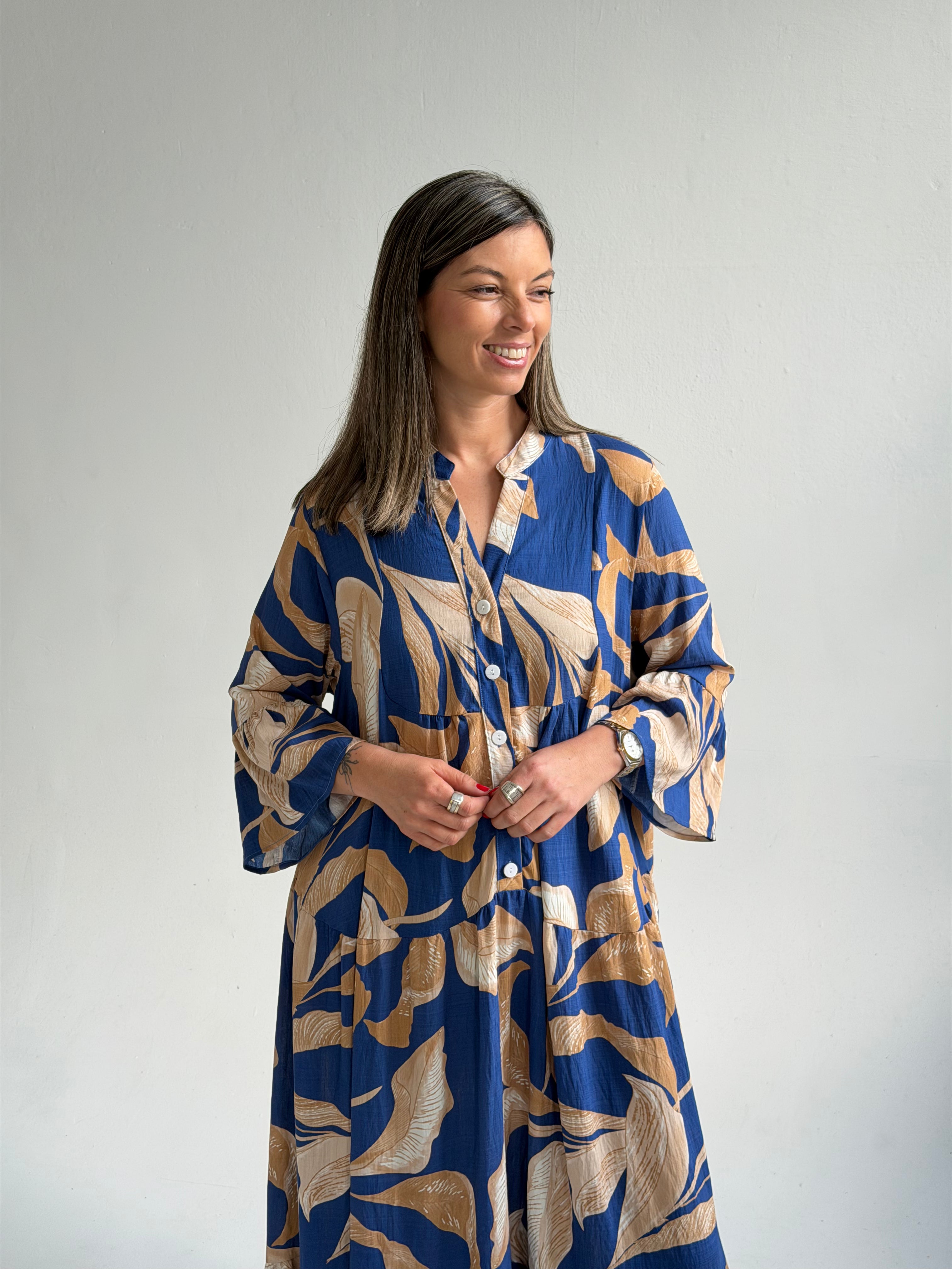 Vestido Rena Azul