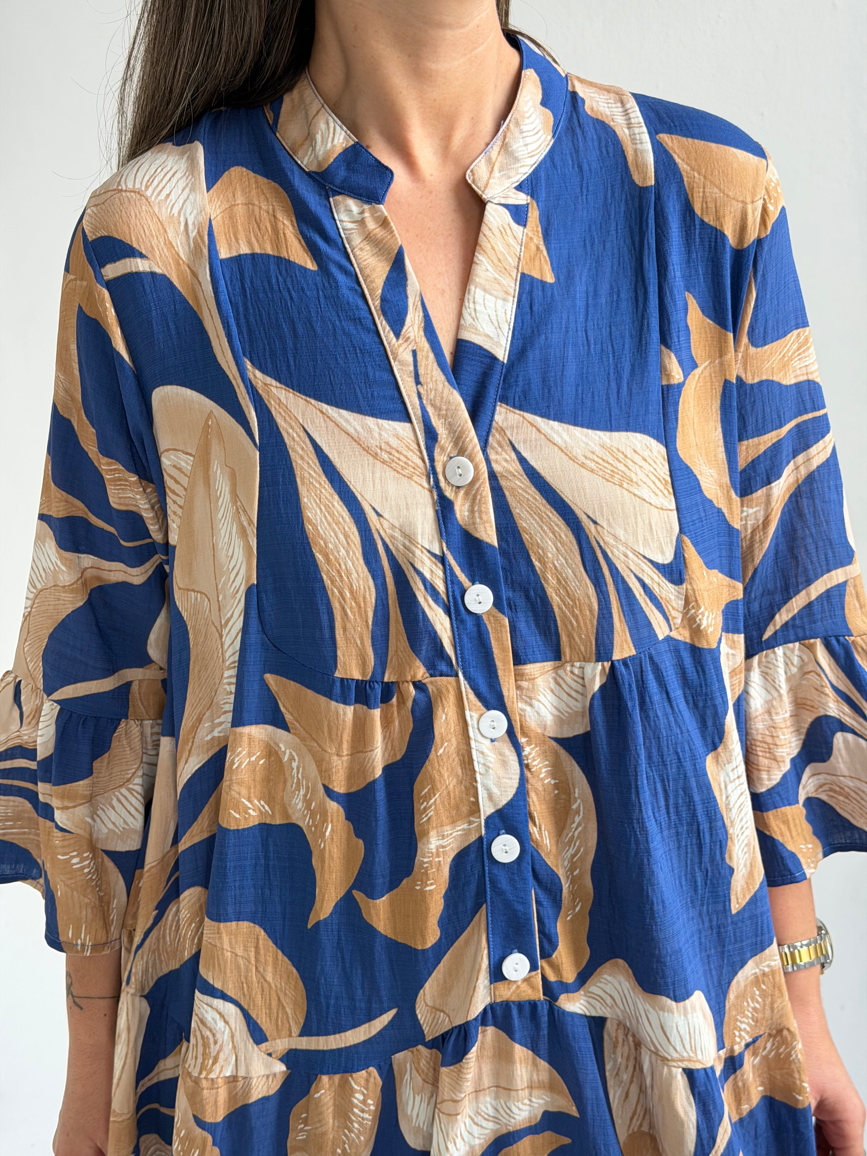 Vestido Rena Azul