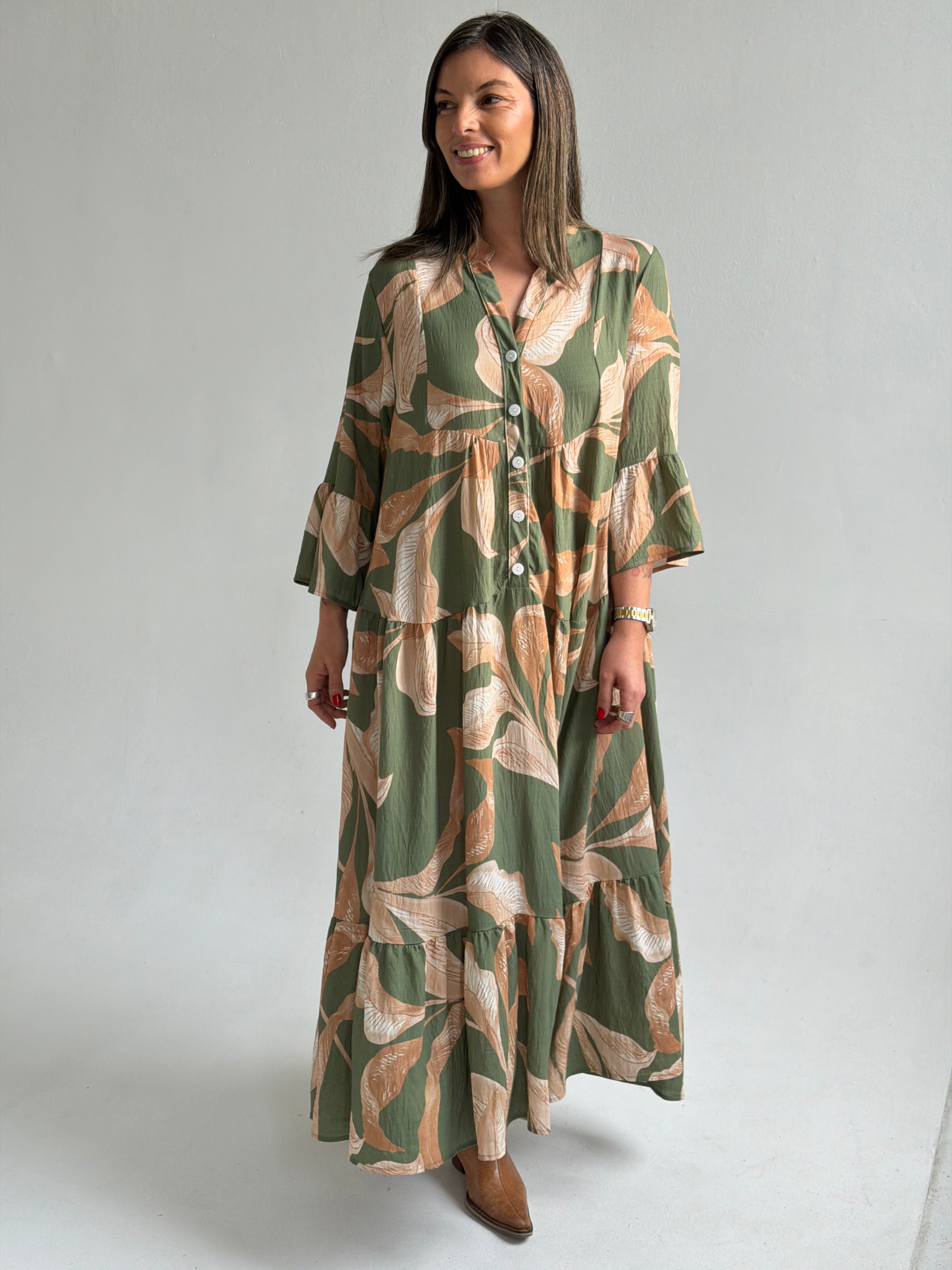 Vestido Rena Verde