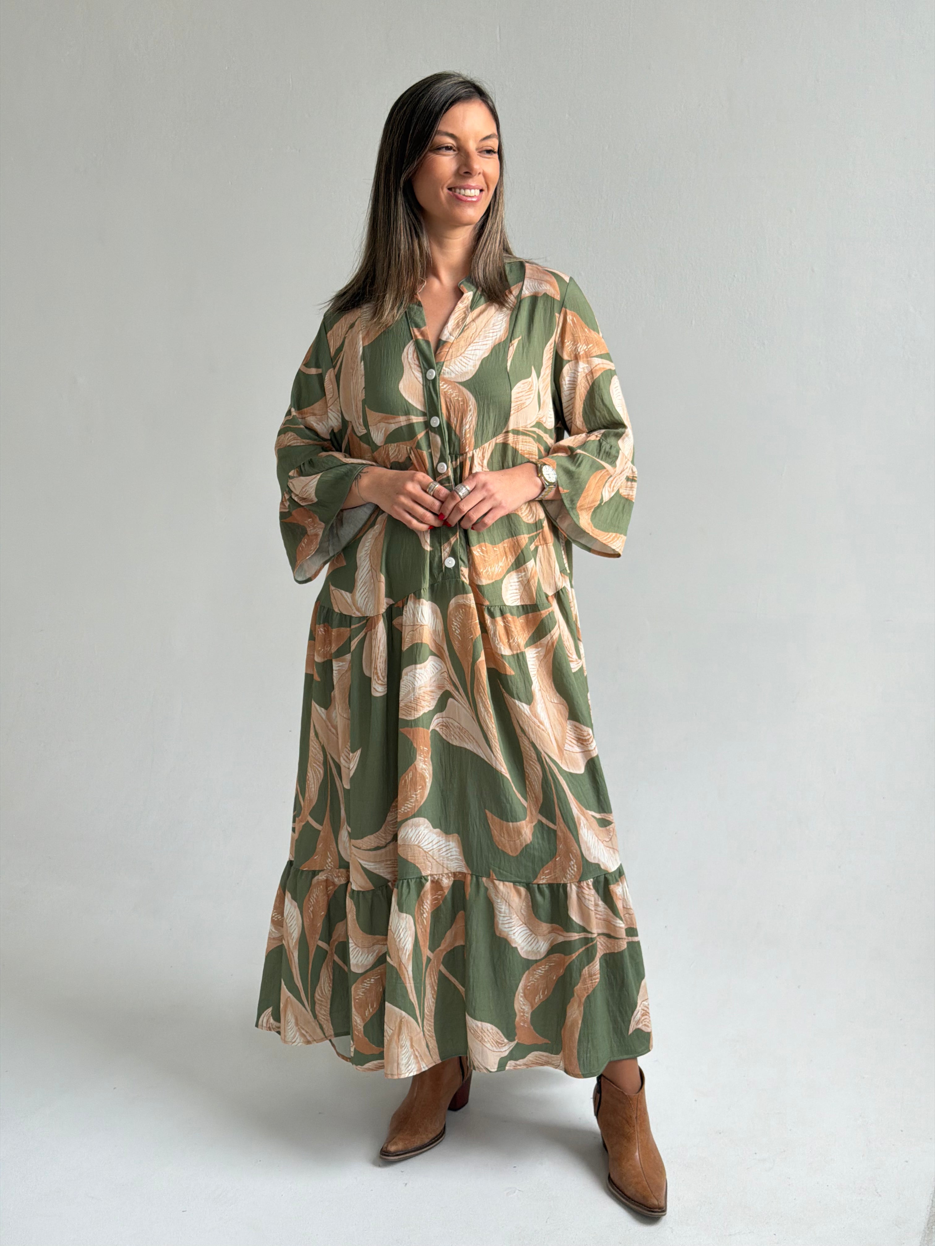 Vestido Rena Verde