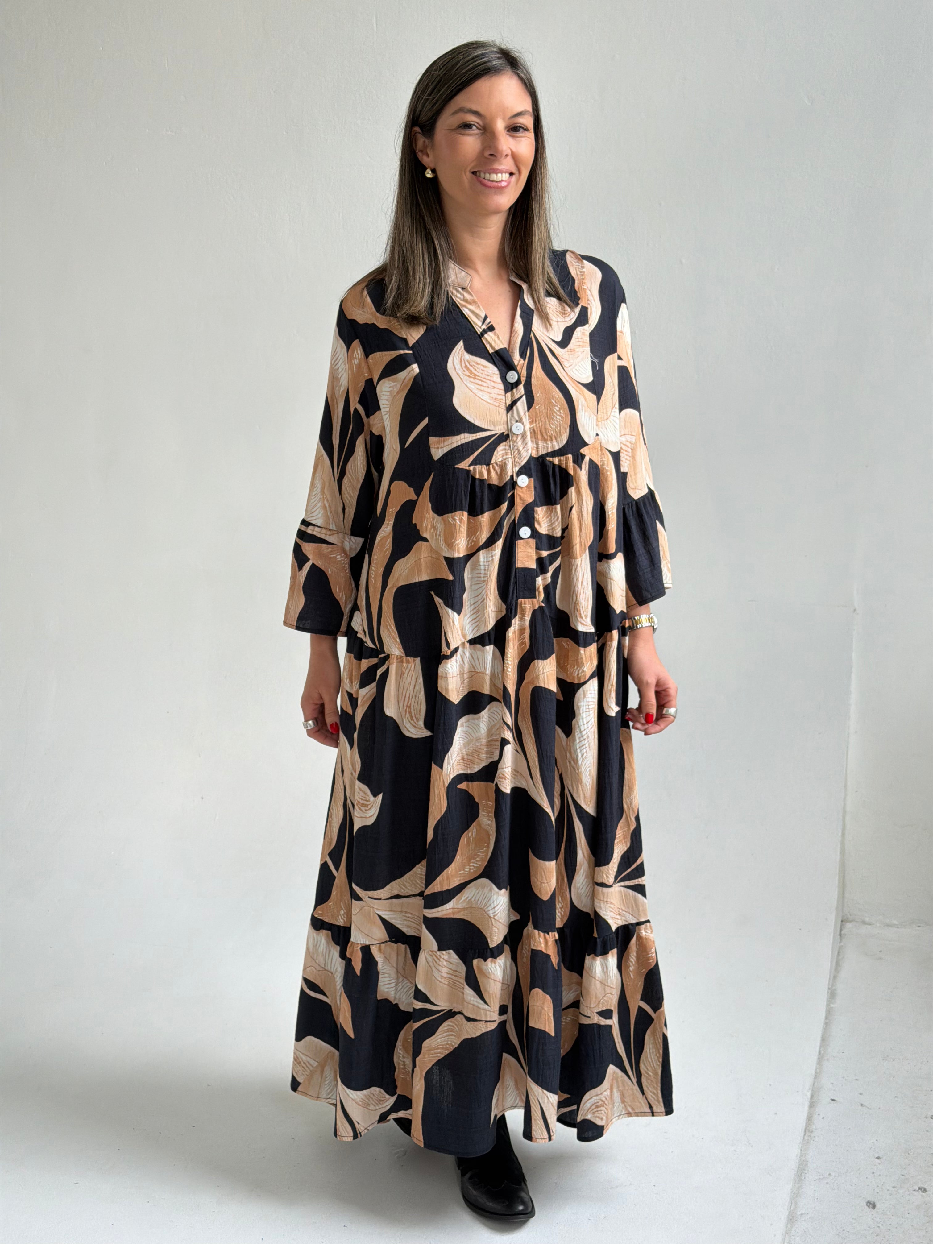 Vestido Rena Negro