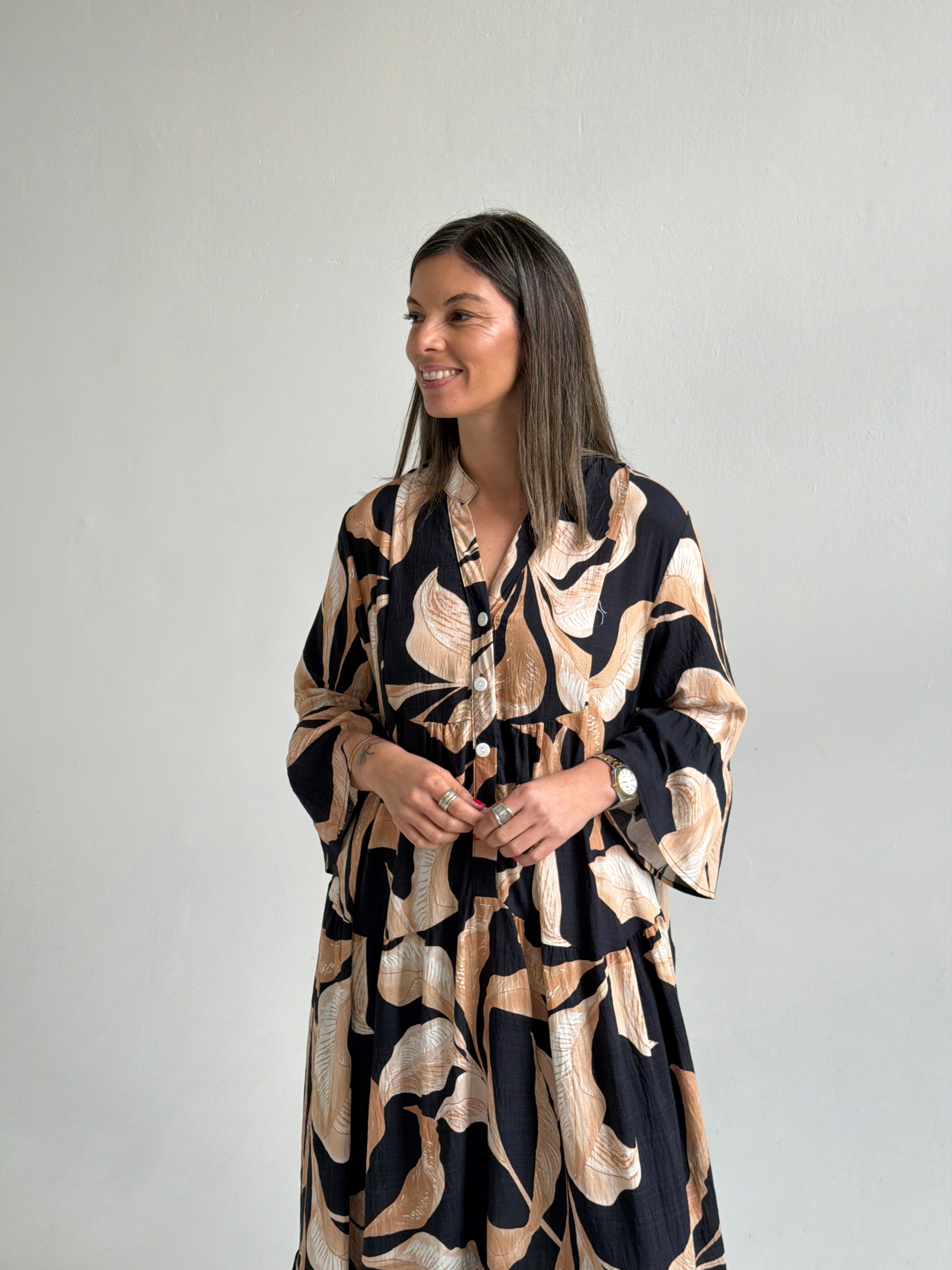 Vestido Rena Negro
