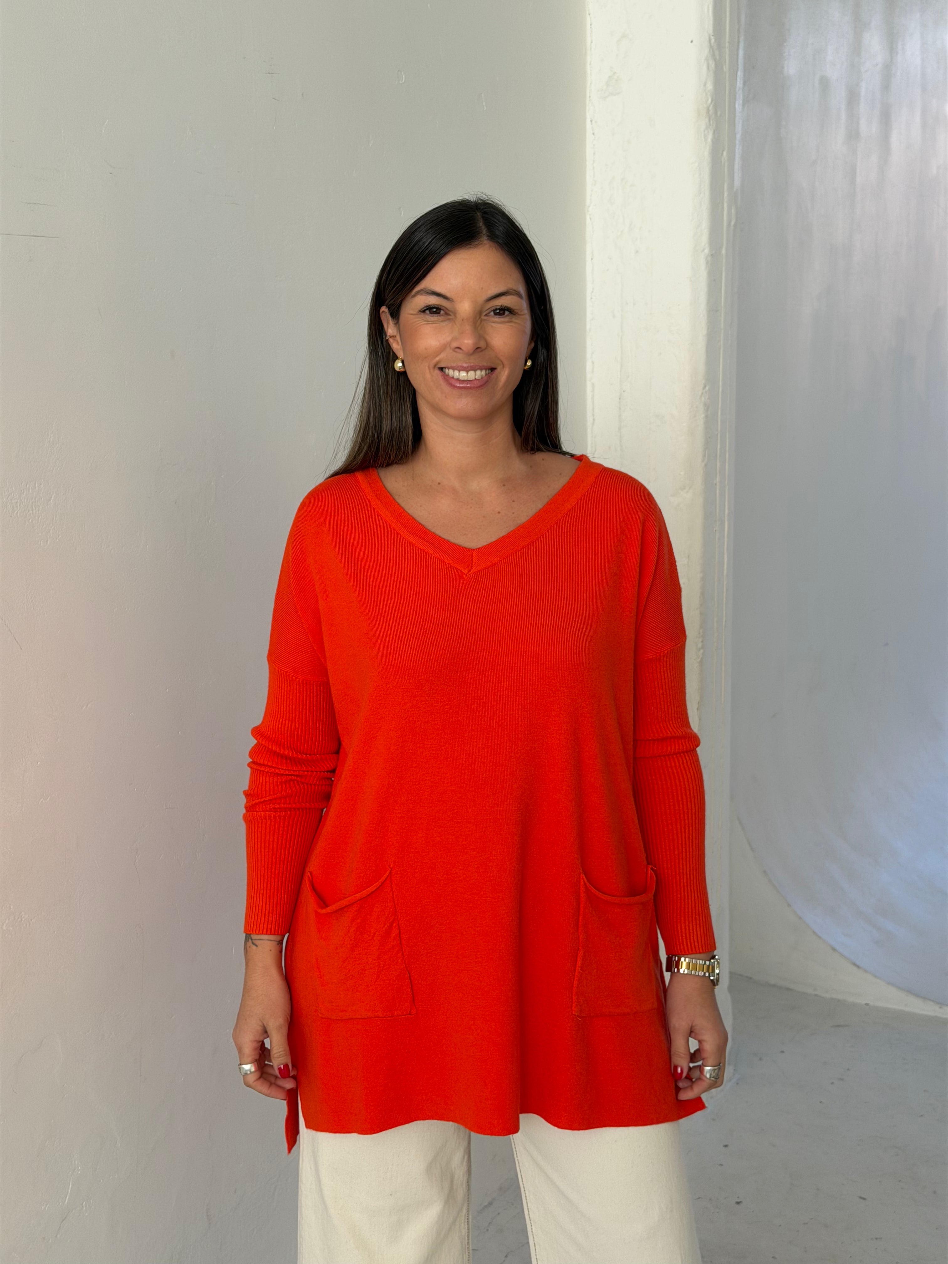 Sweater Lissa Naranja