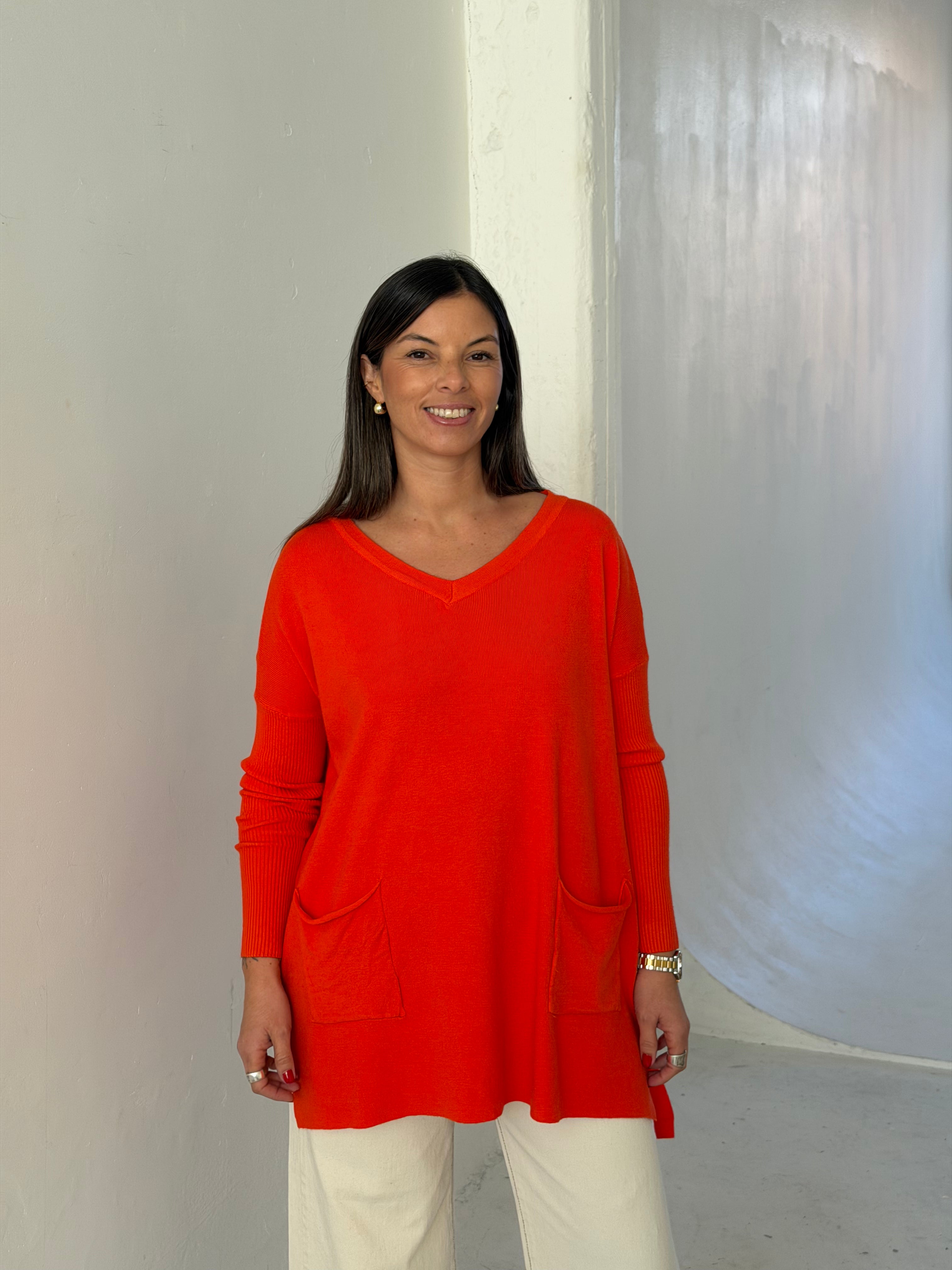 Sweater Lissa Naranja