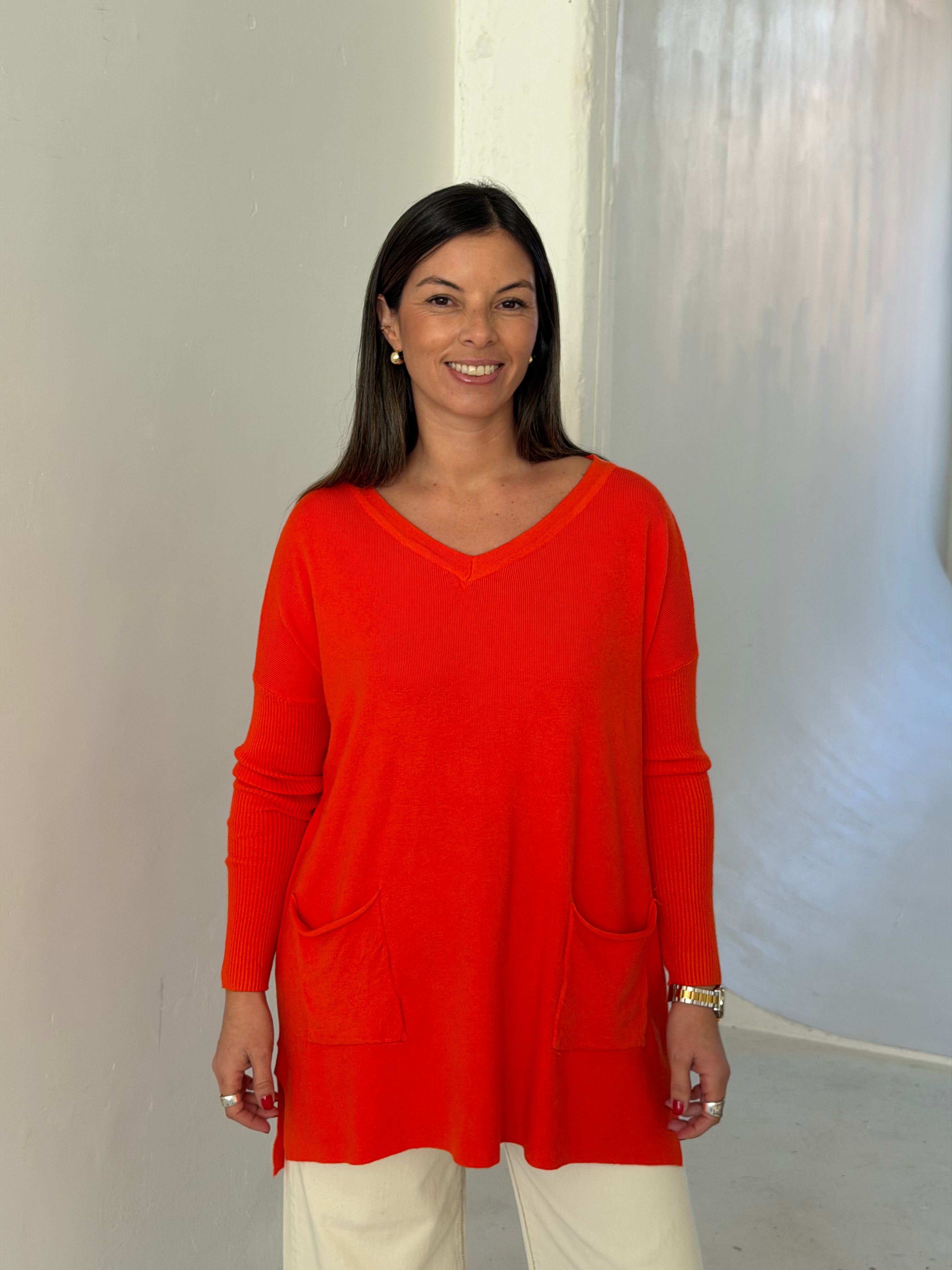 Sweater Lissa Naranja