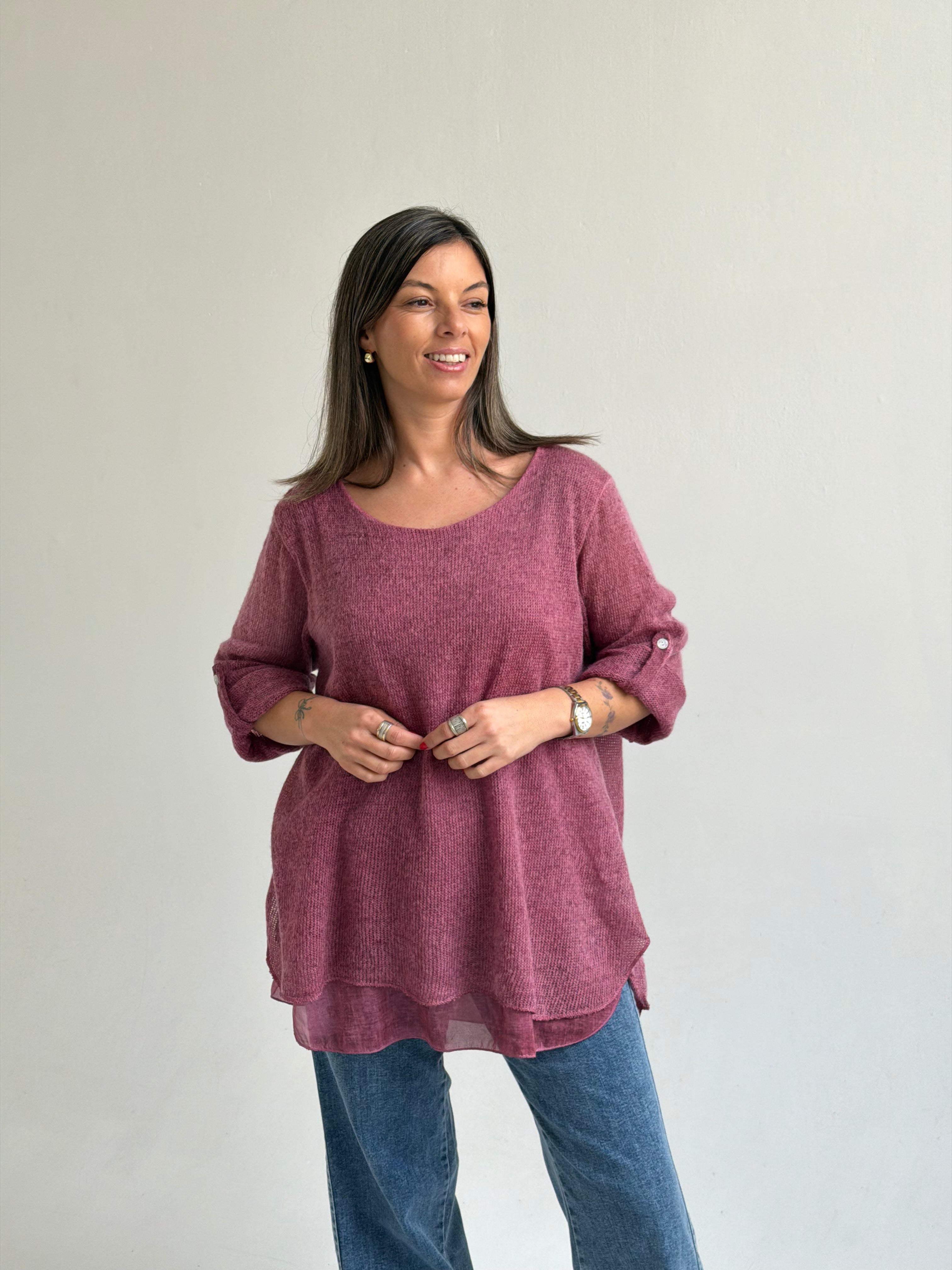 Sweater Ginebra Magenta