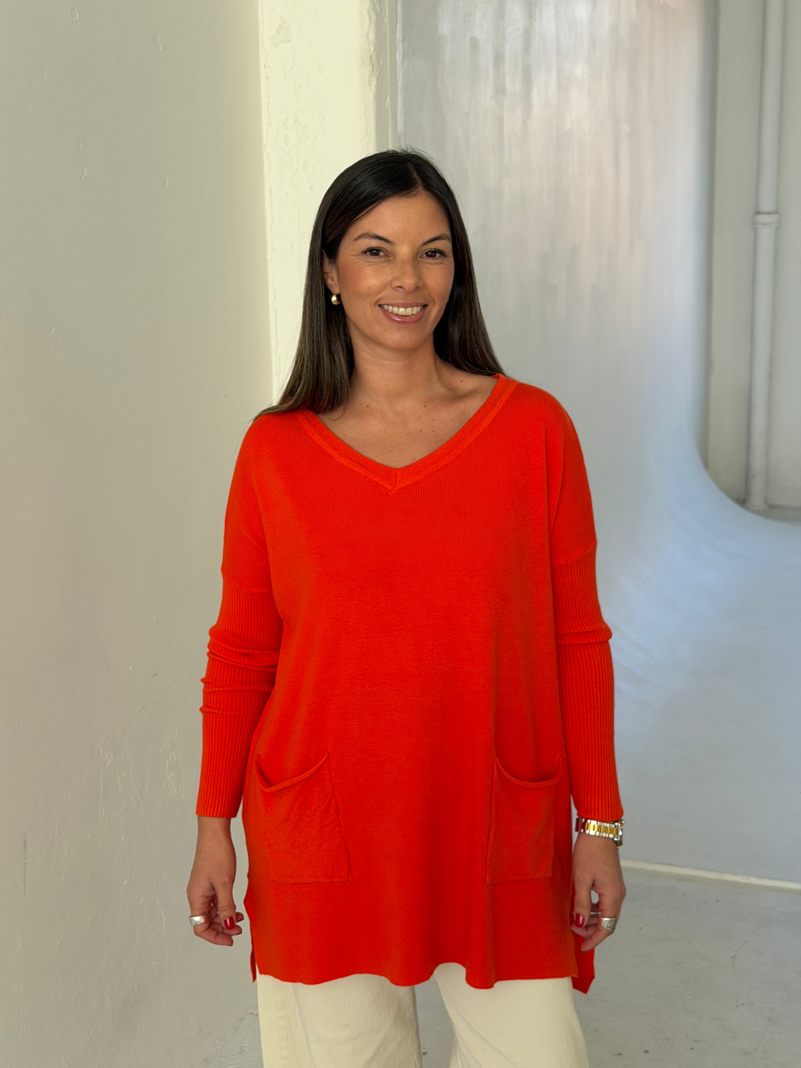 Sweater Lissa Naranja