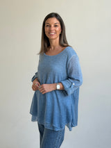 Sweater Ginebra Azul Jean