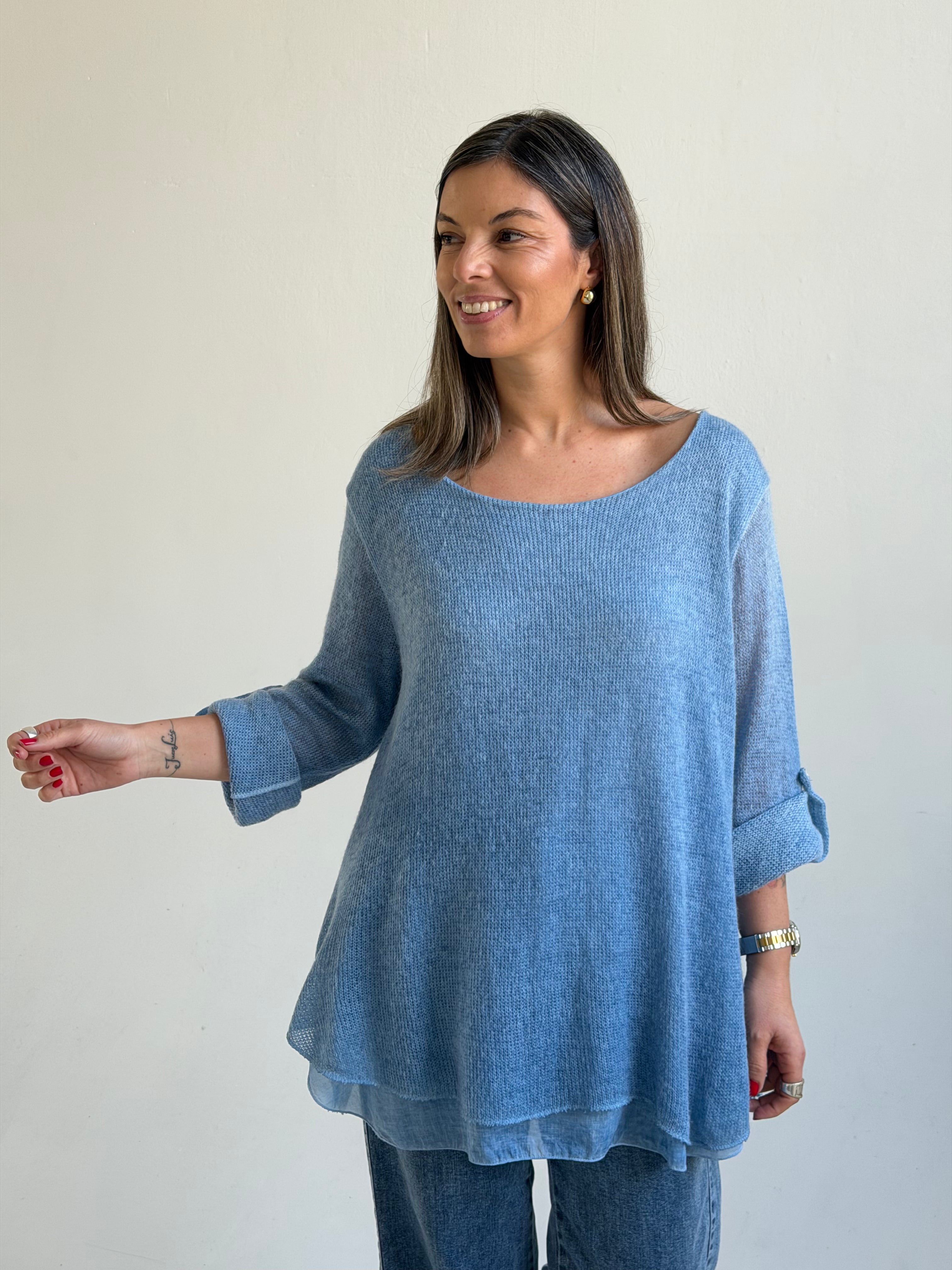 Sweater Ginebra Azul Jean