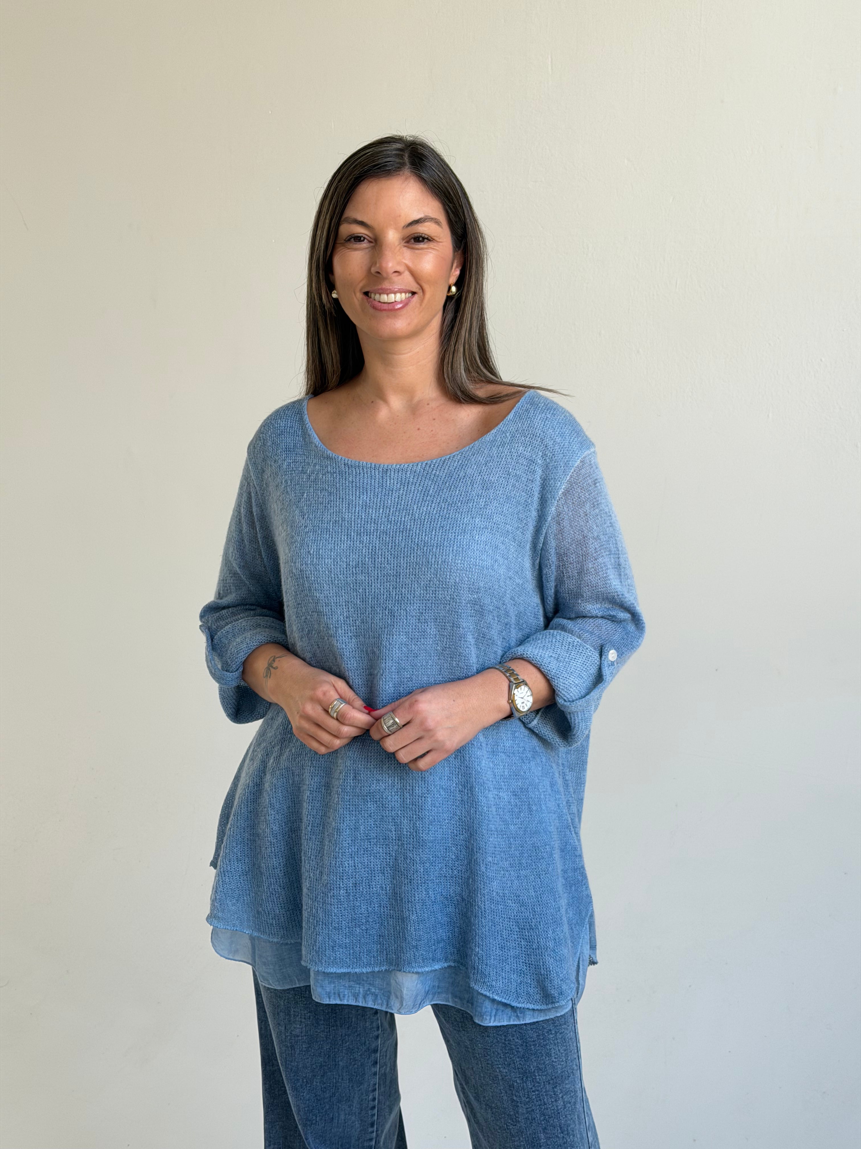 Sweater Ginebra Azul Jean
