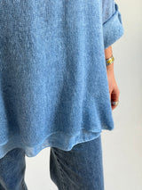 Sweater Ginebra Azul Jean
