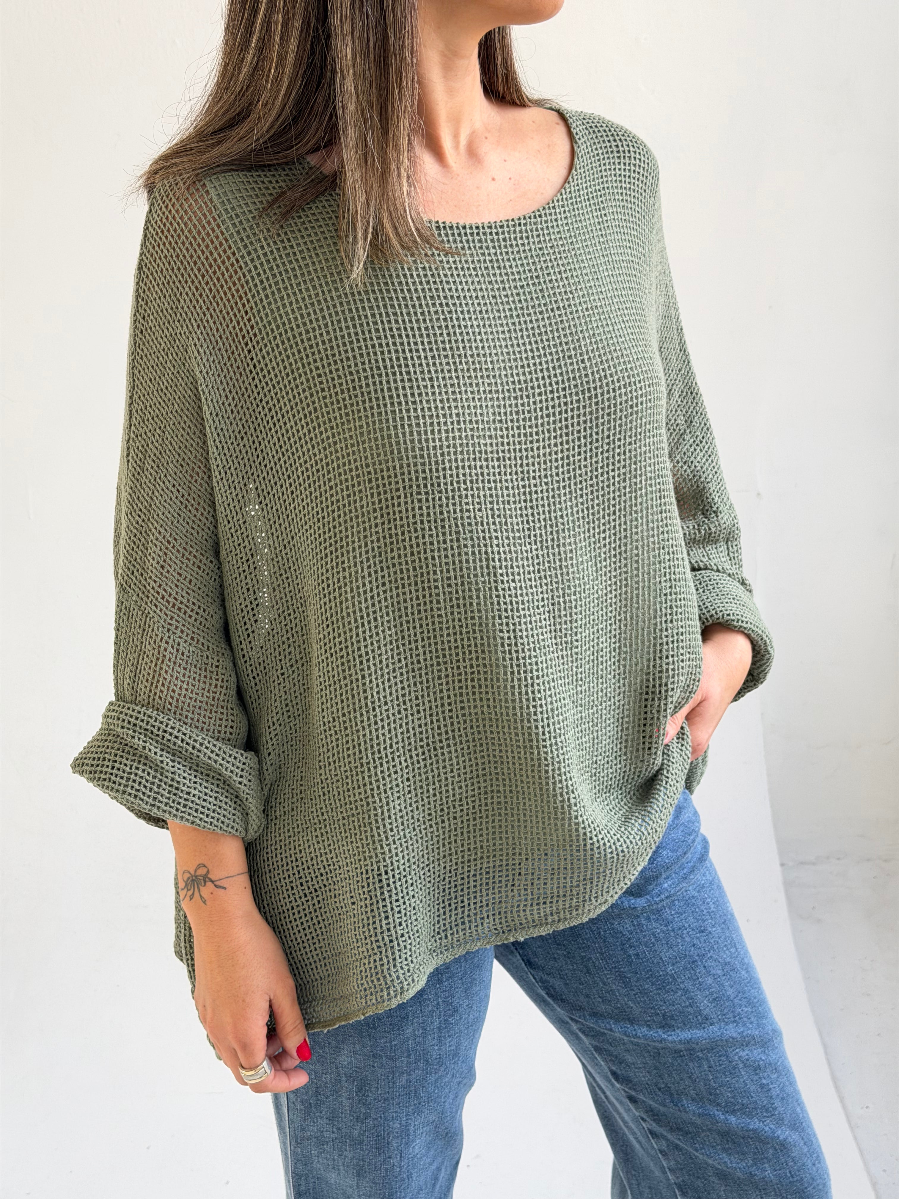 Sweater Vienna Verde Seco