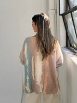 Sweater Nova Camel con Petróleo